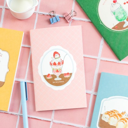 Tokorokomugi notebook - Strawberry