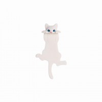 Marque-page - Chat blanc - Helio ferretti