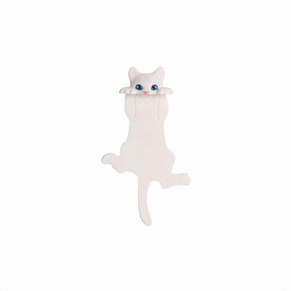 Bookmark - White cat