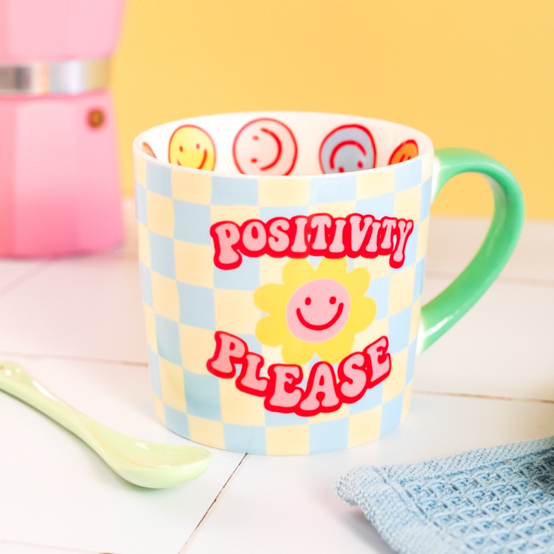 Mug - Positivity please - Eleanor Bowmer