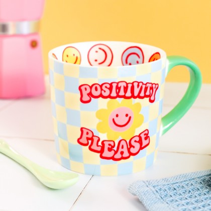 Mug - Positivity please - Eleanor Bowmer