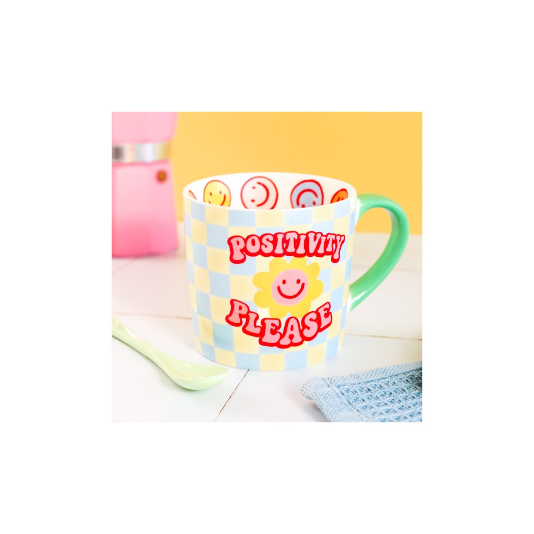 Mug - Positivity please - Eleanor Bowmer