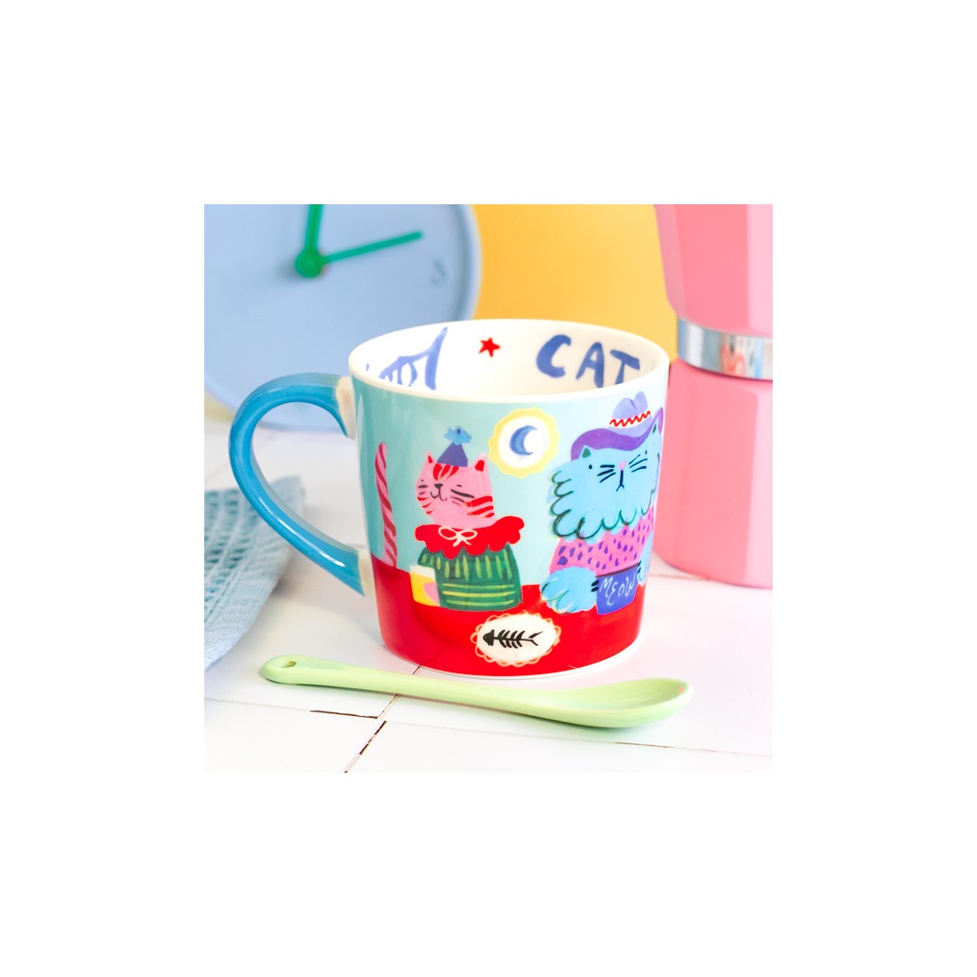 Mug - Cool cat club - Eleanor Bowmer