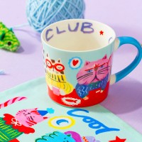 Mug - Cool cat club - Eleanor Bowmer