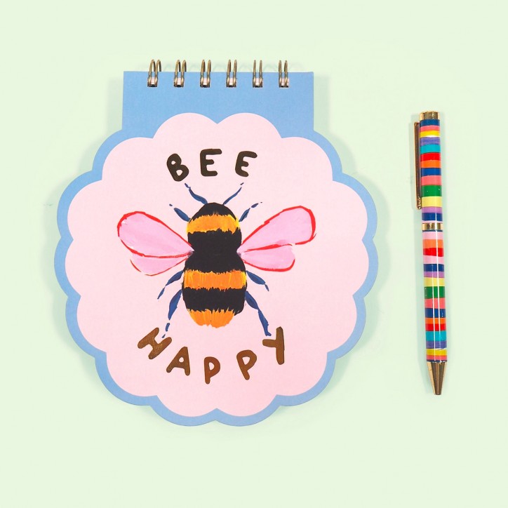 Carnet fleur - Bee happy - Eleanor Bowmer
