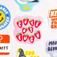 Grand sticker - Cute as fuck - And Here We Are