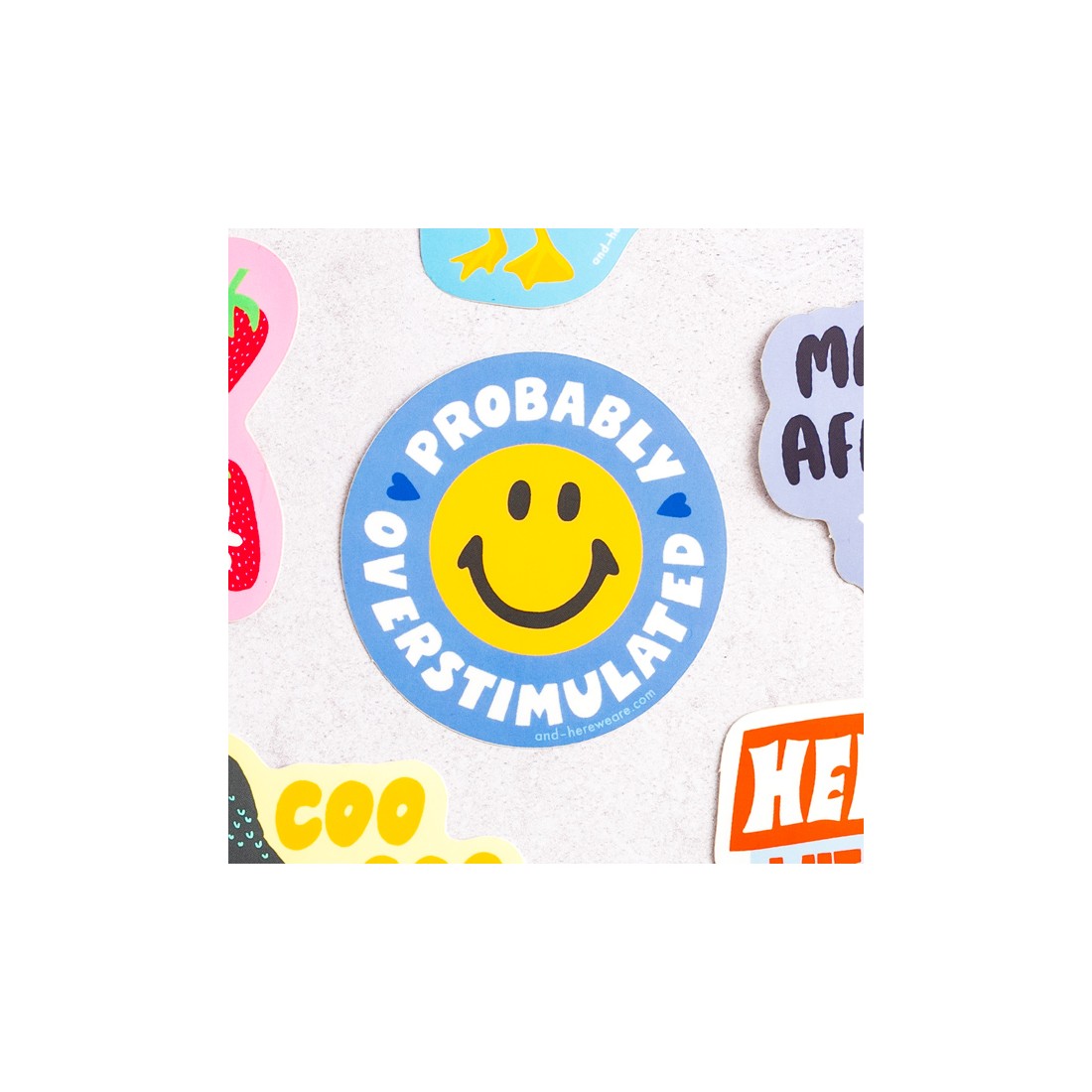 Grand sticker - Probably overstimulated