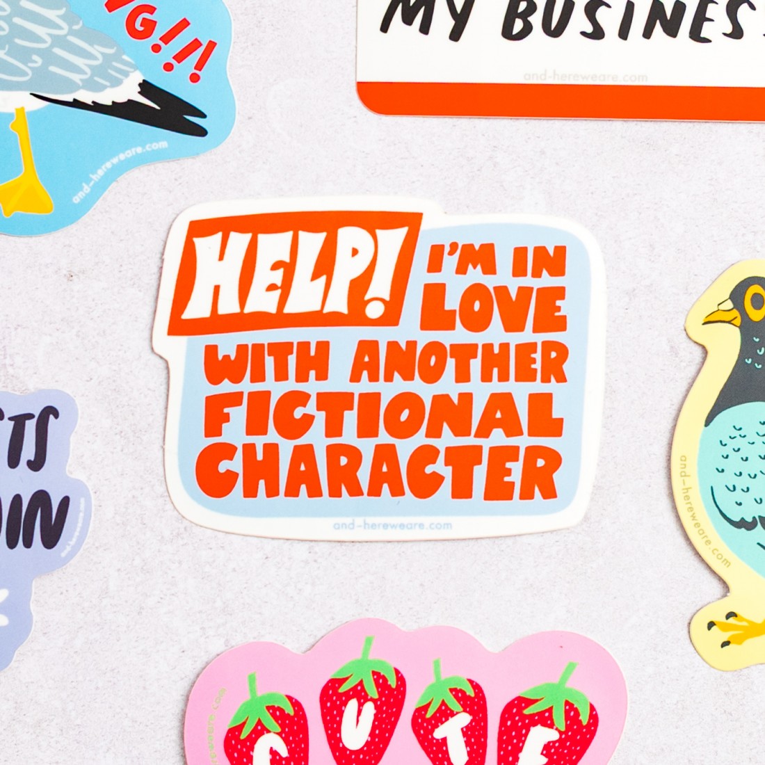 Grand sticker - Another fictional character - And Here We Are