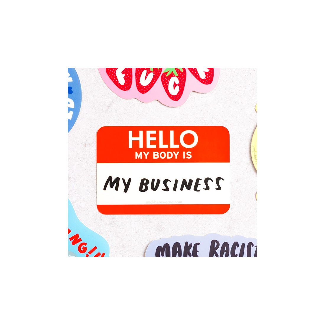 Grand sticker - My body is my business