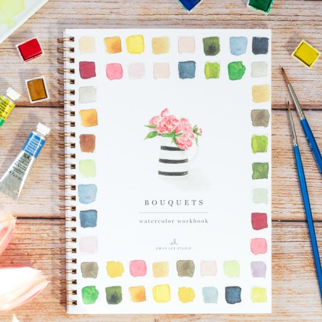 Watercolor workbook - Bouquets