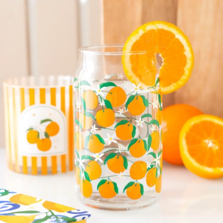 Can-style glass - Orange