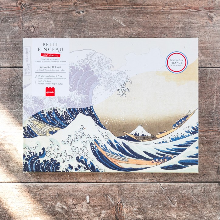Kit de peinture au numéro - La grande vague de Kanagawa - Chef d'oeuvre Petite épicerie
