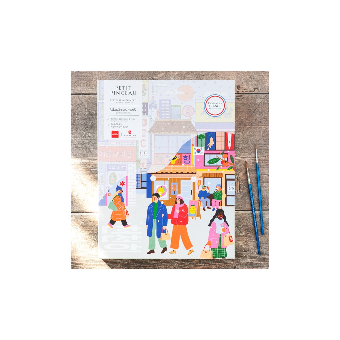 Kit de peinture au numéro - Winter in Seoul