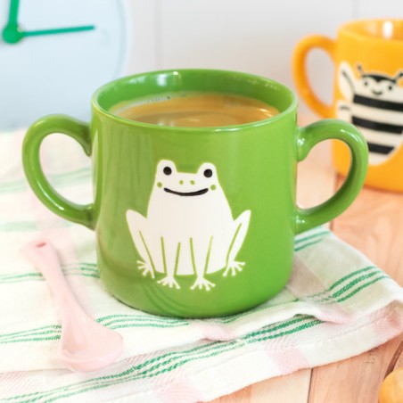 Mug à double anse - Grenouille