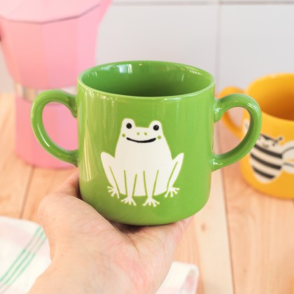 Mug à double anse - Grenouille