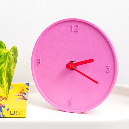Horloge à poser - Raw (rose)