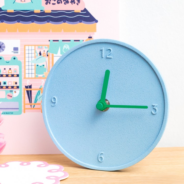 Horloge à poser - Raw (bleu)