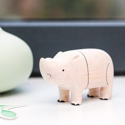 Pole pole - le rhinocéros - Artisanat japonais