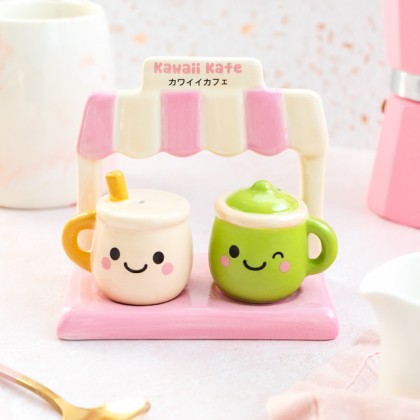 Salière et poivrière - Kawaii latte
