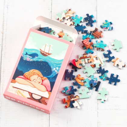 Trevell mini jigsaw puzzle - Seeking adventure