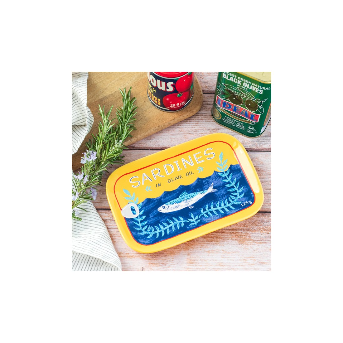 Plat / vide-poche - Sardines