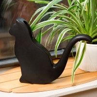 Arrosoir en céramique - Chat noir - Kikkerland