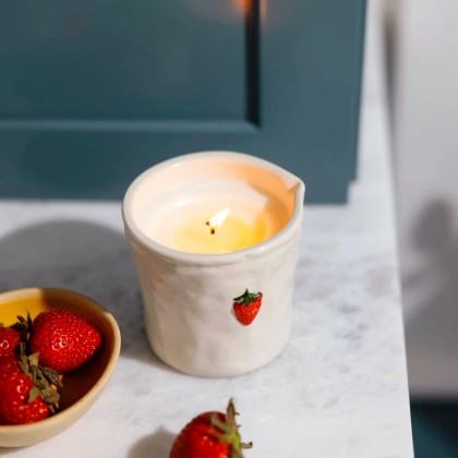 Bougie parfumée Bistro (pichet) - Fraise