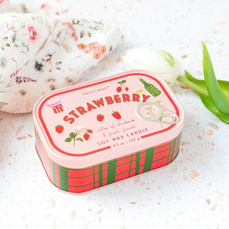 Bistro scented candle (tin) - Strawberry