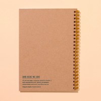 Carnet à spirale - And here we are