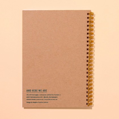 Carnet à spirale - Fraises