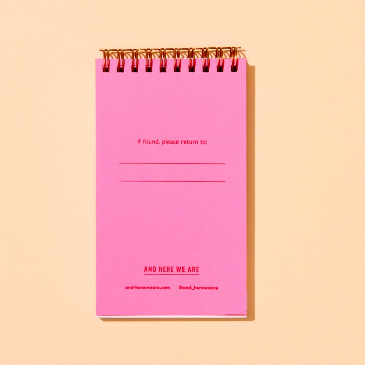 Carnet de poche - And here we are
