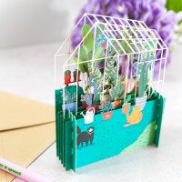 Carte pop-up 3D - Serre - Alljoy design
