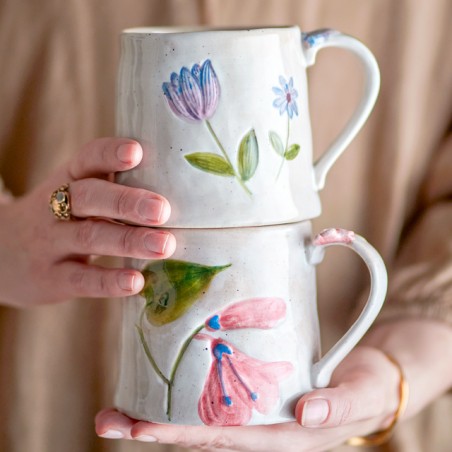 Mug en grès naturel - Camilla