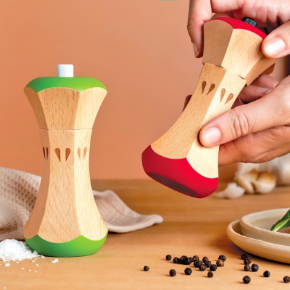 Apple salt and pepper grinders - Twin spice