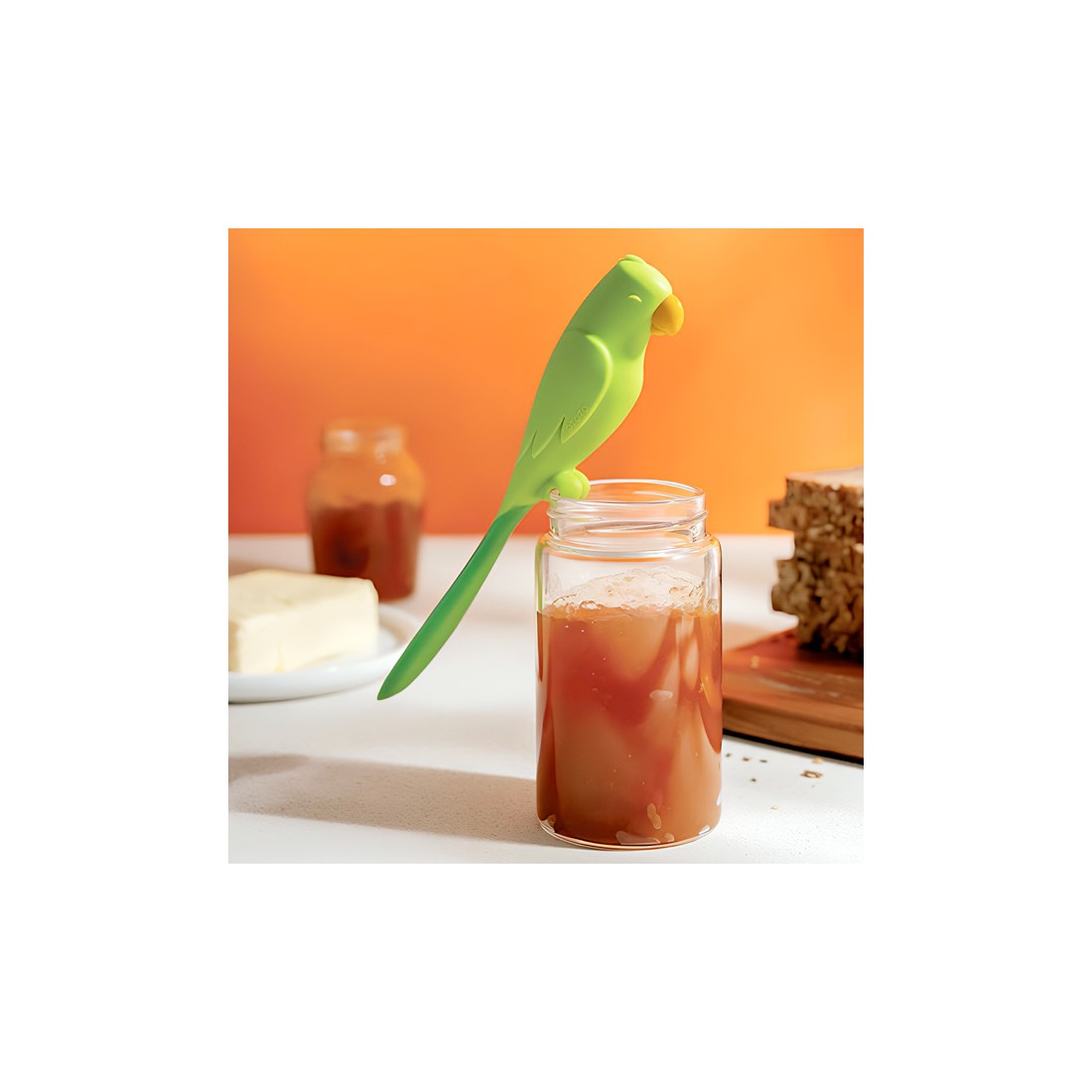 Spatule à pâte à tartiner - Parry le perroquet