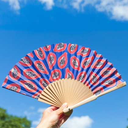 Folding fan - Passion summer
