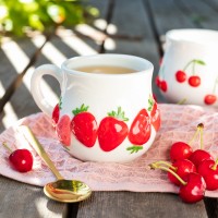 Mug Decole - Fraises - Import Japonais