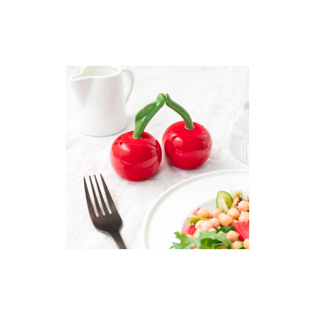 Salière et poivrière - Cerises