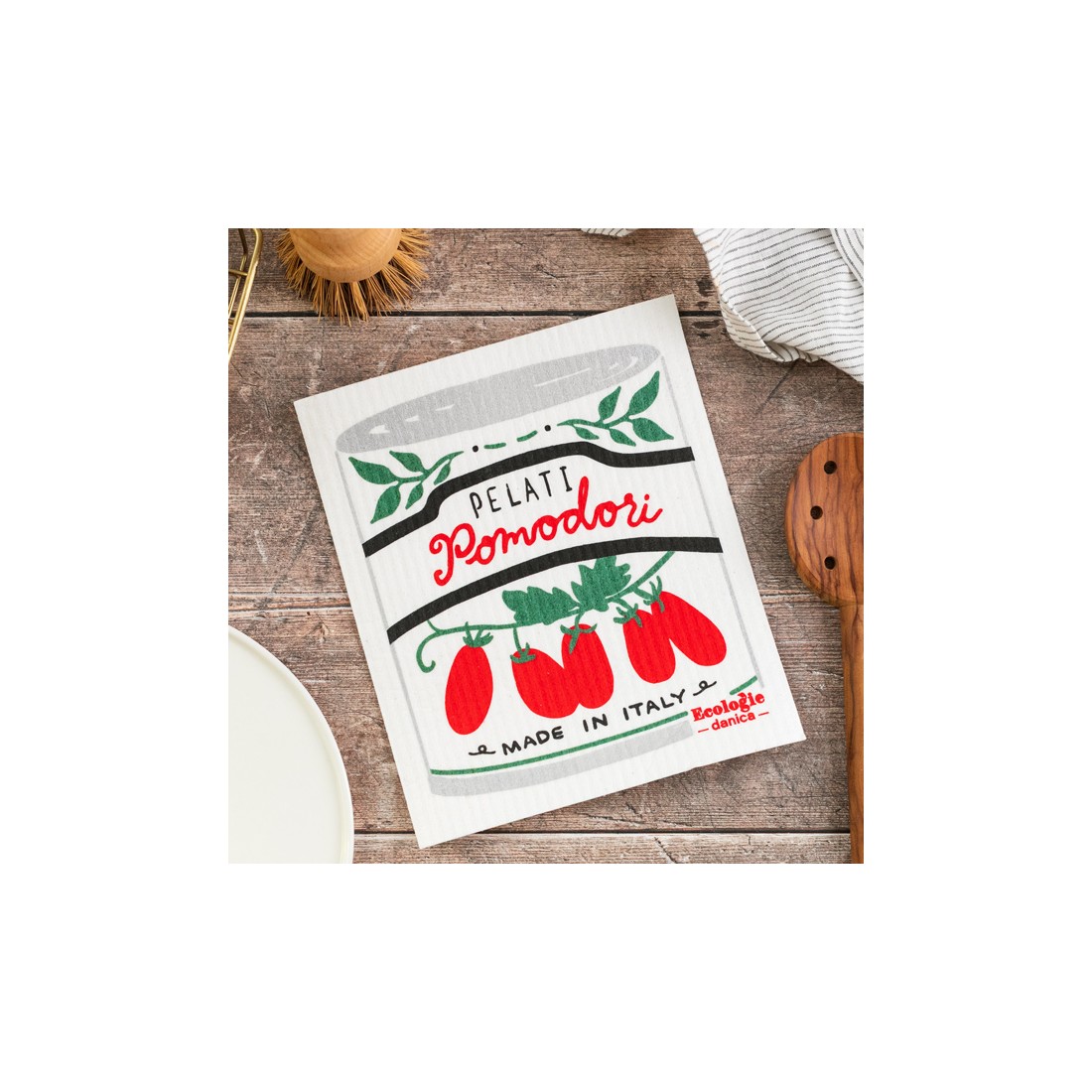 Éponge plate / lavette - Pomodori