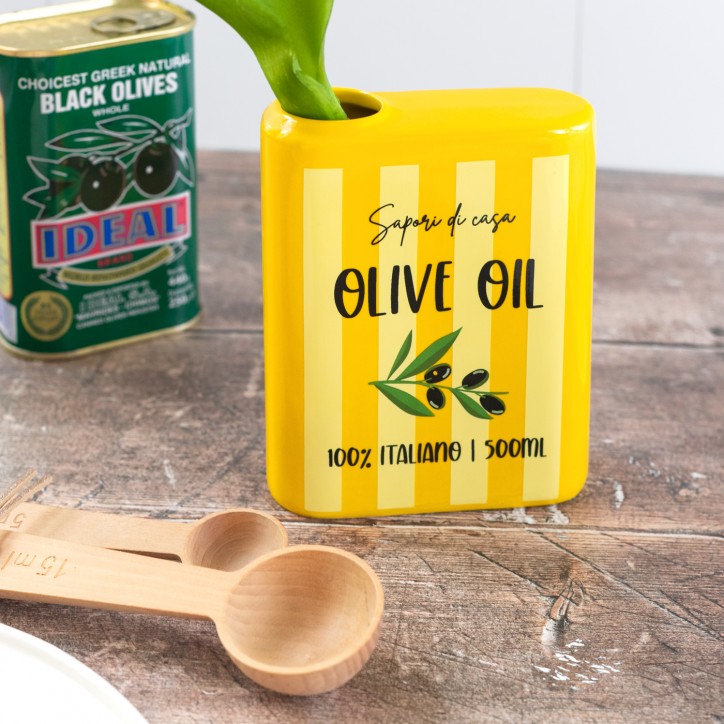 Vase en céramique - Huile d'olive en bidon