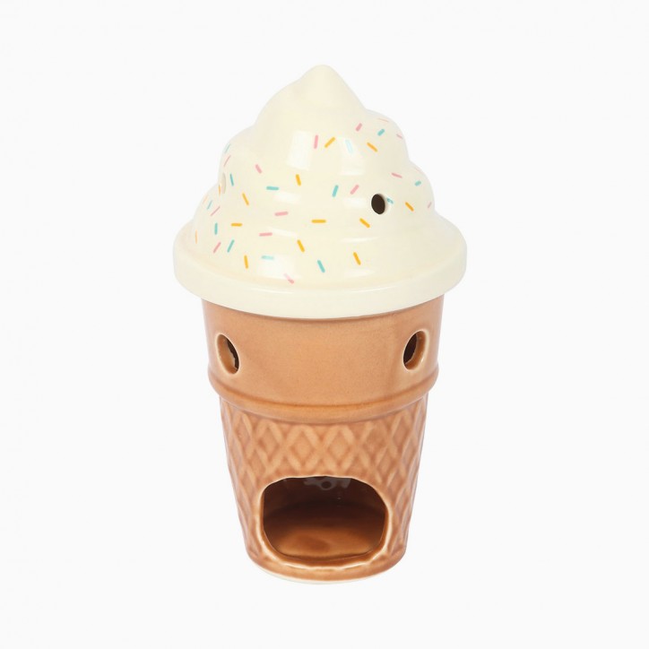 Brûle-parfum en céramique - Cornet de glace - Ice cream
