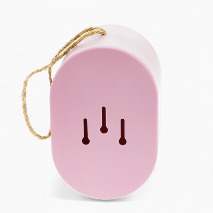 Nichoir pour oiseau - Ovale (rose)