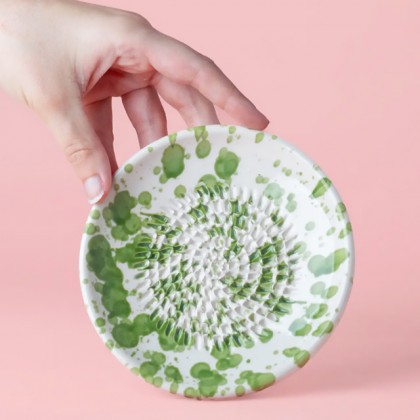 Assiette râpe en céramique - Moss (petit)