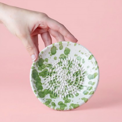 Assiette râpe en céramique - Moss (petit)