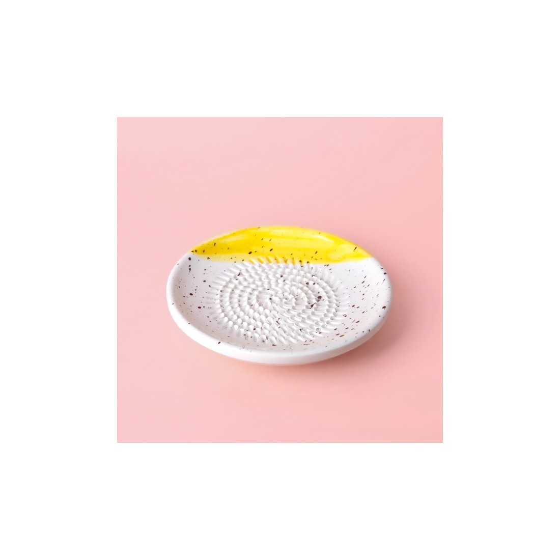 Assiette râpe en céramique - Canela (petit)
