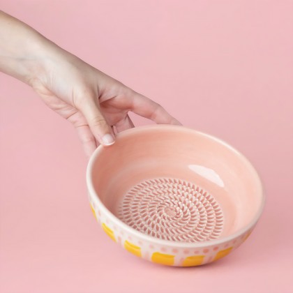 Bol râpe en céramique - Valentina (moyen)