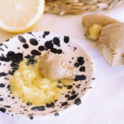 Assiette râpe en céramique - Valentina (petit)
