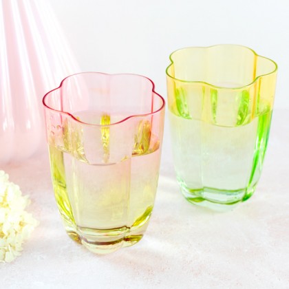 Verre fleur - Pastel hue flower