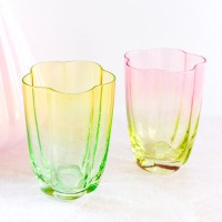 Verre fleur - Tumbler pastel