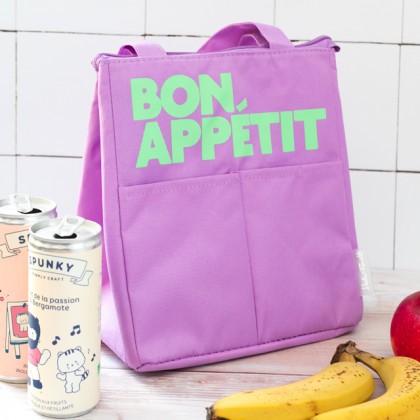 Insulated lunch bag - Bon appétit